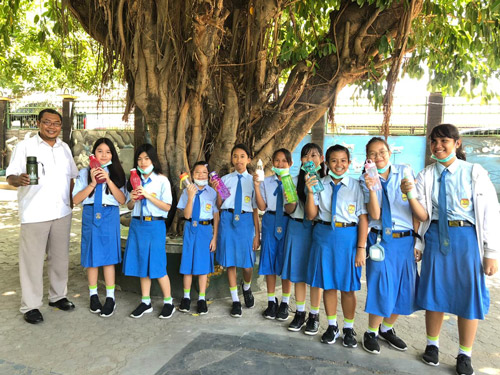 KAMPANYE 3R Reuse, Reduce ,dan Recycle di SD SMP KRISTEN ALETHEIA