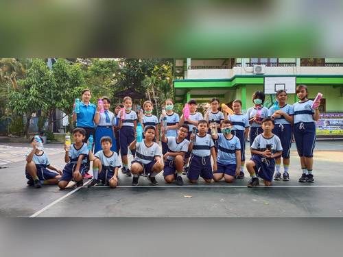 KAMPANYE 3R Reuse, Reduce ,dan Recycle di SD SMP KRISTEN ALETHEIA
