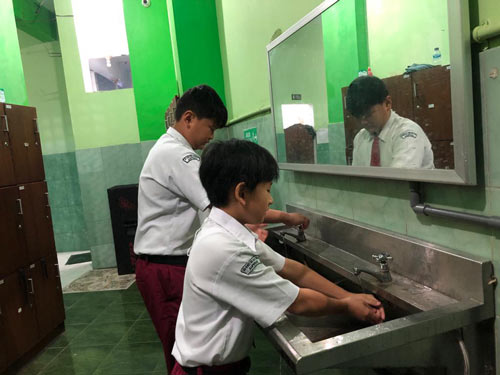 Prevention COVID-19 di lingkungan Sekolah Kristen Aletheia | SKA Ampenan
