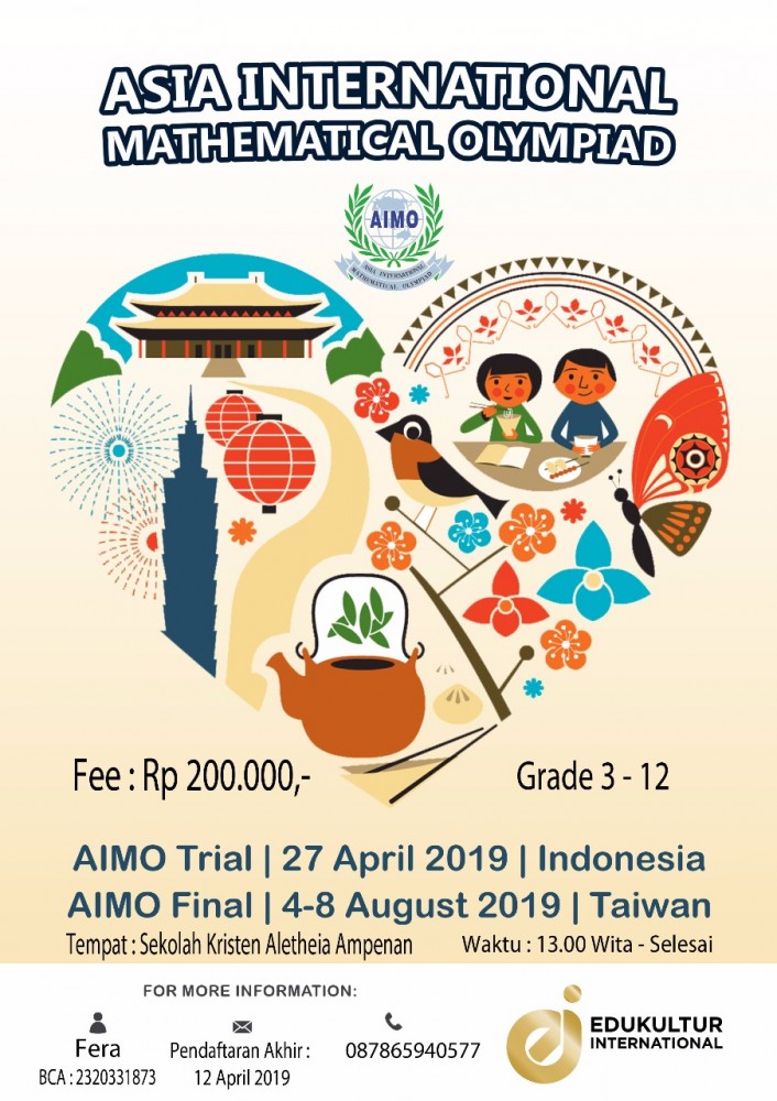 ASIA INTERNATION MATHEMATICAL OLYMPIAD ( AIMO )
