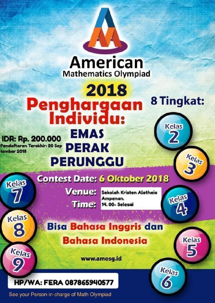 *ASIA MATHEMATICS OLYMPIAD 2018 &amp; OMSI 3*