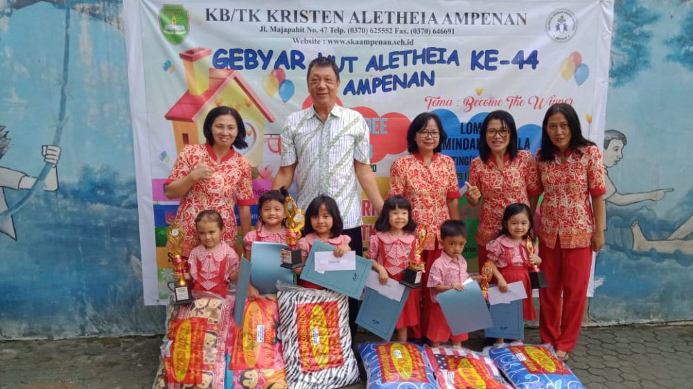 Puncak Acara Kegiatan HUT SKA Aletheia Ampenan di KB-TK