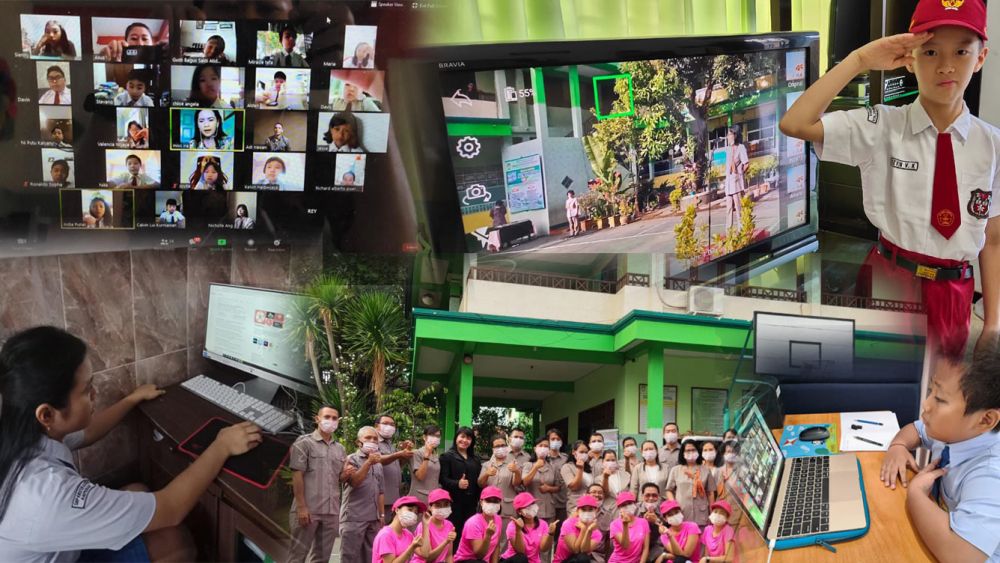 PENYAMBUTAN PESERTA DIDIK  SEKOLAH KRISTEN ALETHEIA AMPENAN TAHUN AJARAN 2020/2021