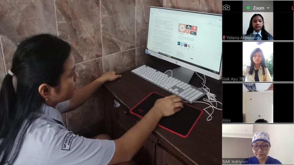 Cerita di Balik  MPLS Secara Daring 2020/2021 di SEKOLAH KRISTEN ALETHEIA AMPENAN