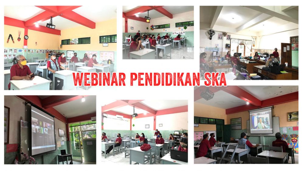 WEBINAR PENDIDIKAN SKA AMPENAN  OPTIMALISASI PEMBELAJARAN JARAK JAUH (PJJ) WUJUDKAN LAYANAN TERBAIK