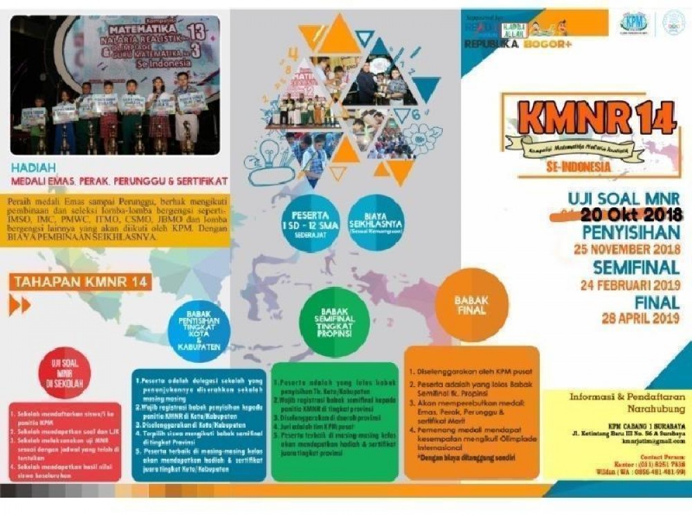 Kompetisi Matematika Nalaria Realistik (KMNR 14)