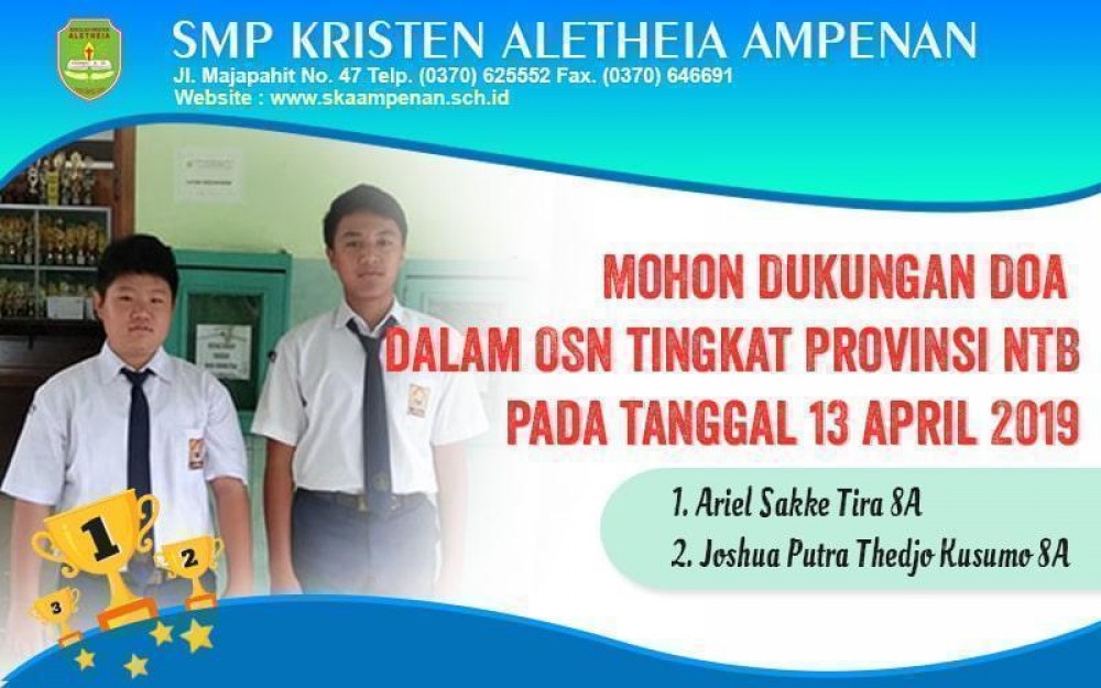 Menuju OSN tingkat Provinsi NTB
