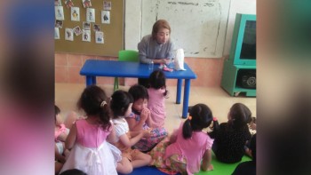 Science corner for Playgroup class
