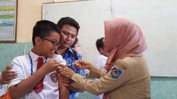 Pelaksanaan BIAS ( Bulan Imunisasi Anak Sekolah) Putaran II( Dua)