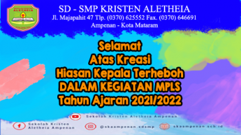 Selamat Atas Kreasi Hiasan Kepala Terheboh Dalam Kegiatan MPLS Tahun Ajaran 2021/2022