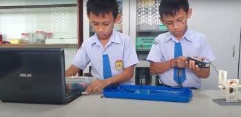 SD Kristen Aletheia dalam Kompetisi Robot R4M Tingkat Nasional