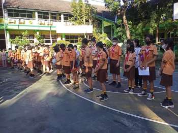 Doa Pagi & Pengarahan Ujian Sekolah hari keempat
