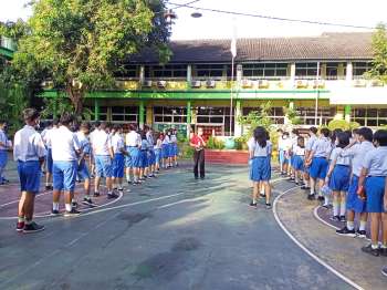 Doa Pagi & Pengarahan Ujian Sekolah hari kelima