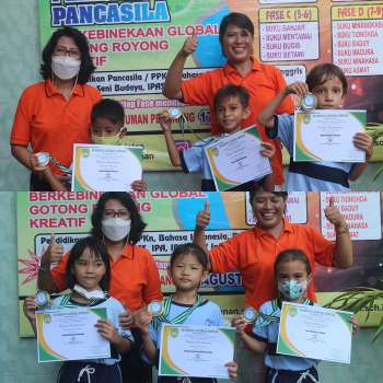 Juara Fase A Lari Jarak Pendek dalam rangka Hari Olahraga Nasional. "Aletheia Healthy - Aletheia Sehat Aletheia Kuat"