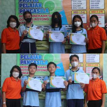 Juara Fase D Lari Jarak Pendek dalam rangka Hari Olahraga Nasional. "Aletheia Healthy - Aletheia Sehat Aletheia Kuat"