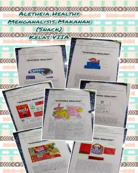 Aletheia Healthy Menganalisis Makanan (Snack) Kelas VIIA