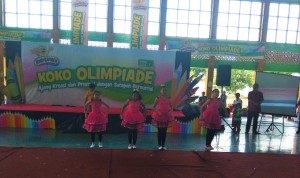 Penampilan Ekstrakulikuler Balet dalam acara lomba mewarnai & menggambar Koko Krunch.