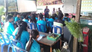 Kegiatan outdoor learning lintas mata pelajaran kelas 6 SDK Aletheia Ampenan di Japri Farm , Udayana