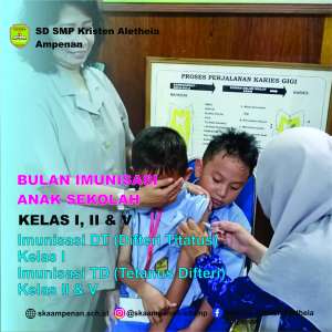 Bulan Imunisasi Anak Sekolah