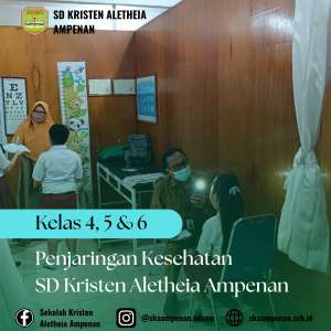 Penjaringan Kesehatan SD Kristen Aletheia Ampenan