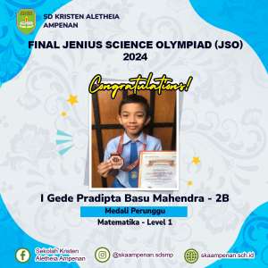 Lomba Matematika Level 1 Grand Final Jenius Science Olympiad (JSO) 2024