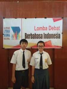 LOMBA DEBAT BERBAHASA INDONESIA PADA OLSN 2018 (OLIMPIADE LITERASI SISWA NAIONAL) TINGKAT SMP KE-KOTA MATARAM SELASA, 24 JULI 2018