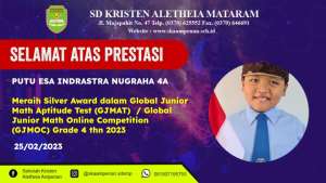 Global Junior Math Aptitude Test (GJMAT) / Global Junior Math Online Competition (GJMOC) Grade 4 tahun 2023