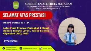 Jenius Science Olympiad (JSO) 2023