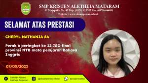 Jenius Science Olympiad (JSO) tingkat Provinsi Tahun 2023