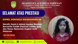 Lomba Gambar Bercerita FLS2N (Festival Lomba Seni dan Siswa Nasional) tingkat Kota Mataram