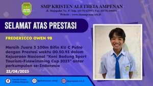 Kejuaraan Nasional "Koni Badung Sport Tourism-Finswimming Cup 2023" antar perkumpulan se-Indonesia