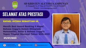 Olimpiade Matematika, Sains & Bahasa Inggris Topaz Tingkat Nasional Tahun 2022-2023