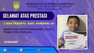 Kompetisi ORION Matematika, Sains, & Bahasa Inggris 2023
