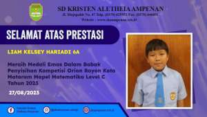 Kompetisi ORION Matematika, Sains, & Bahasa Inggris 2023
