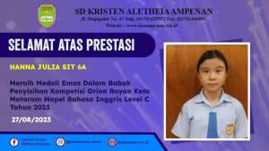 Kompetisi ORION Matematika, Sains, & Bahasa Inggris 2023