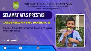 Kompetisi Matematika, Sains & Inggris (KMSI) Tahun 2023