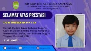 VENUS Kompetisi Matematika, Sains, & Bahasa Inggris Tingkat Provinsi