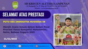 VENUS Kompetisi Matematika, Sains, & Bahasa Inggris 2023