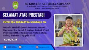 Babak Final Kompetisi Matematika, Sains & Inggris (KMSI) 2023