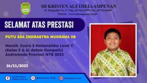 Andromeda Kompetisi Matematika dan Bahasa Inggris 2023