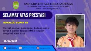 Kompetisi Matematika, Sains & Inggris (KMSI) Tingkat Provinsi Tahun 2023