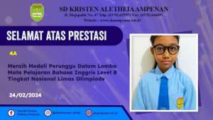 Lomba Mata Pelajaran Bahasa Inggris Level B Tingkat Nasional Limas Olimpiade