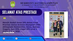 Final Provinsi Jenius Science Olympiad (JSO) (Olimpiade Matematika, Sains, Bahasa Inggris, dan IPS) Mapel IPS Level 3 (Kelas 5 & 6) 2024