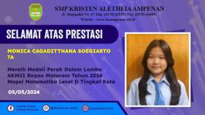 Lomba AKMII Rayon Mataram Tahun 2024 Mapel Matematika Level D Tingkat Kota