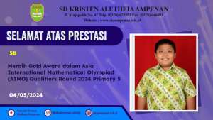 Asia International Mathematical Olympiad (AIMO) Qualifiers Round 2024 Primary 5