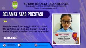 Lomba Mata Pelajaran Bahasa Inggris Level B Pada Tingkat Provinsi ORION Kompetisi