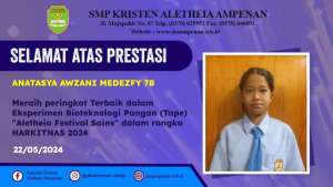 Eksperimen Bioteknologi Pangan (Tape) "Aletheia Festival Sains" dalam rangka HARKITNAS 2024