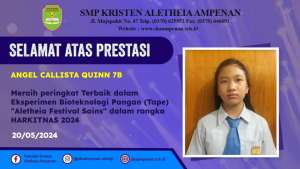 Eksperimen Bioteknologi Pangan (Tape) "Aletheia Festival Sains" dalam rangka HARKITNAS 2024