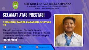 Eksperimen Bioteknologi Pangan (Tape) "Aletheia Festival Sains" dalam rangka HARKITNAS 2024