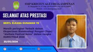 Eksperimen Bioteknologi Pangan (Tape) "Aletheia Festival Sains" dalam rangka HARKITNAS 2024